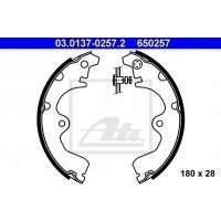 тормозные колодки ate 03.0137 - 0257.2 toyota starle