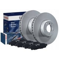 bosch диски + тормозные колодки передние для toyota corolla e12