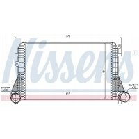 охладитель воздуха nissens 96610 volkswagen passat 1 , 9 td