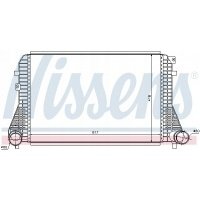 охладитель воздуха nissens 96568 volkswagen гольф 2 , 0 tdi 0