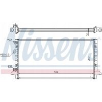 радиатор воды nissens 65256 volkswagen passat 1.8 - 2.0 - 1.9