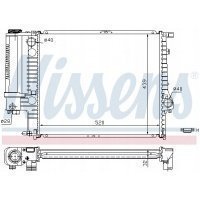 радиатор воды nissens 60743a bmw 520i - 525i 88 - ac