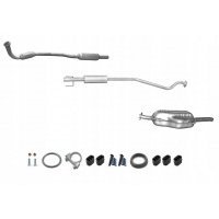 Opel astra г 1.7 dti 00 - 04 седан выхлопная система