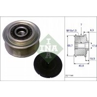 муфта генератора ina hyundai h - 1 2.5 d 00 - 05