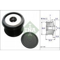 муфта генератора ina toyota alphard 3.5 08 - 1