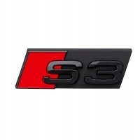 Эмблема знак логотип спереди audi s3 черный