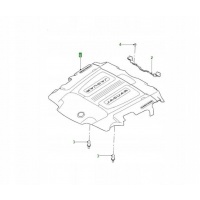 крышка крышка двигателя ягуар f - pace 3.0 новая fv
