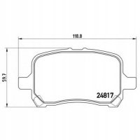 brembo p10014 колодки колодок . chevrolet hhr 06 - pr
