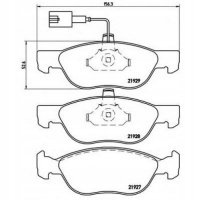 brembo p23070 колодки колодок . fiat brava , bravo , mare