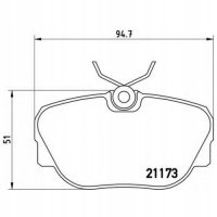 brembo p06010 колодки колодок . bmw 3 e30 82 - 93 с cz