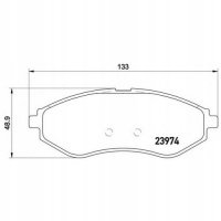 brembo p24048 колодки колодок . дэу kalos 02 -