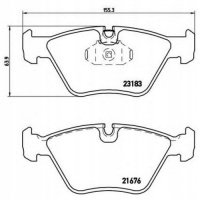 brembo p06043 колодки колодок . bmw 3 e46 99 - 05