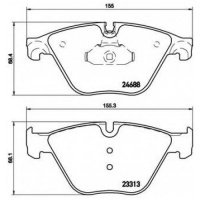 brembo p06074 колодки колодок . bmw 5 f10 10 - передняя