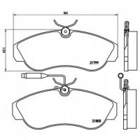 brembo p23069 колодки колодок . fiat ducato 18 94 - 99