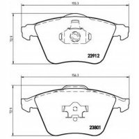 brembo p24057 колодки колодок . volvo s40 ii , v50 04