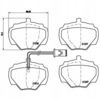 brembo p44003 колодки колодок . land rover \ 