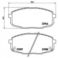 brembo p30034 колодки колодок . kia cee'd 06 - передние