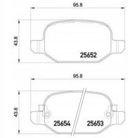 brembo p23150 колодки колодок . fiat 500l 12 - назад