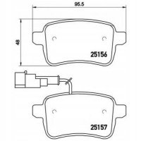 brembo p23133 колодки колодок . альфа ромео giulietta