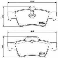 brembo p50052 колодки колодок . мерседес w211 e - class