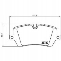 brembo p44021 колодки колодок . range rover 4 12 - т
