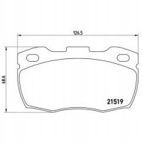 brembo p44015 колодки колодок . land rover защитник 9