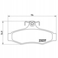 brembo p15005 колодки колодок . дэу nubira , leganz