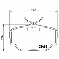 brembo p44009 колодки колодок . land rover \ 