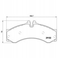 brembo p50028 колодки колодок . мерседес спринтер 408