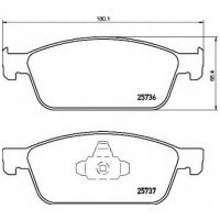 brembo p24157 колодки колодок . форд kuga ii 13 - пр.