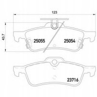 brembo p28070 колодки колодок . honda civic 12 - назад
