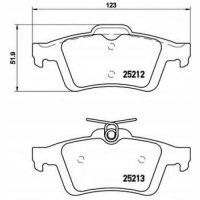 brembo p24148 колодки колодок . форд focus 3 11 - т