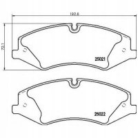 brembo p44024 колодки колодок . range rover 3 3 , 6 td