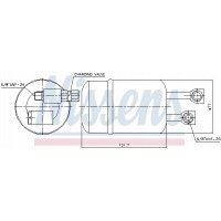 осушитель кондиционера nissens 95188 volkswagen транспортер