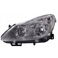 Opel corsa d 2006 - 2011 фара лампа h7 / h1 левая