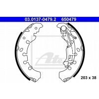 тормозные колодки ate 03.0137 - 0479.2 fiat идея 1.2