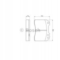 тормозные колодки bosch мерседес