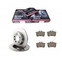 диски + тормозные колодки задние fiat ulysse 2002 - 11 272x12mm