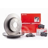 тормозные колодки brembo сзади citroen c3 3 249mm