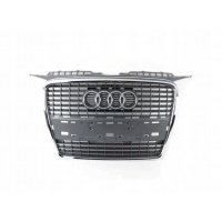 Решетка радиатора гриль серый audi a3 8p przedlift