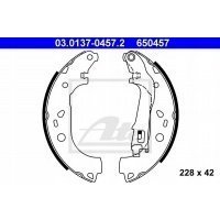 тормозные колодки ate 03.0137 - 0457.2 doblo 1.3 d mj