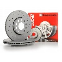 диски zimmermann спорт передний mazda 626 5 gf 258мм