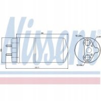 осушитель nissens opel , renault , nissan , vauxhall