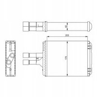 теплообменник nrf opel , vauxhall