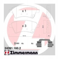 колодки тормозной zimmermann fiat: sedici fy_
