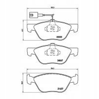 колодки тормозной brembo fiat: браво 182