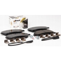Колодки тормозной breck 24484 00 703 10