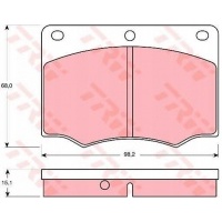 колодки ham передняя trw moskvich aslk 2137 1.5