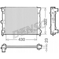 Denso радиатор двигателя volkswagen scirocco 80 - 2205002003