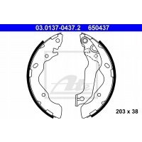 тормозные колодки ate 03.0137 - 0437.2 hyundai matri